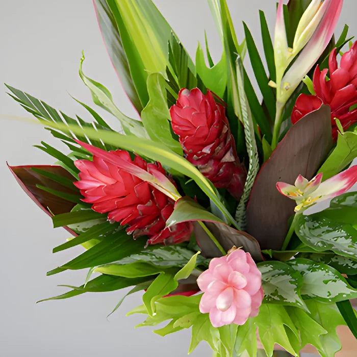Maui Tropical DIY Flower Kit Up Close