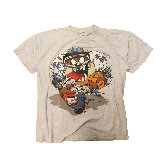 Vintage 1994 Taz football graphic T-Shirt Big Print