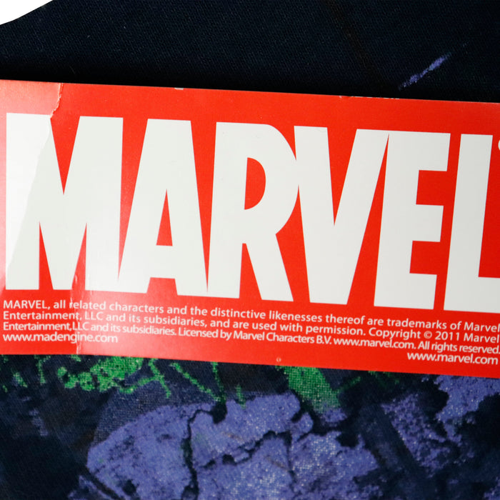 Vintage 2011 Marvel Mad Engine Superhero Graphic T-Shirt Size L