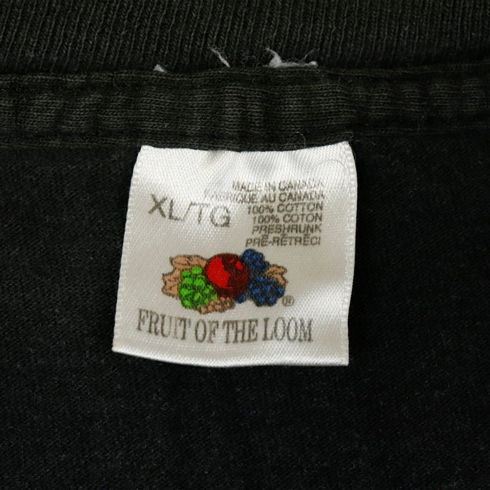 Vintage 90s Pablo Abstract Face Graphic Computer Program T-Shirt Size XL Fruit of the Loom