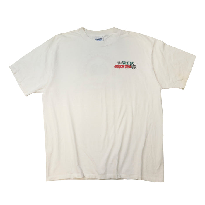 Vintage 90s The Red Green Show White T-Shirt Size XL Gildan