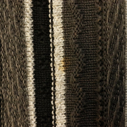 Vintage Alexander Lloyd striped textured 3D knit sweater Size XXXL