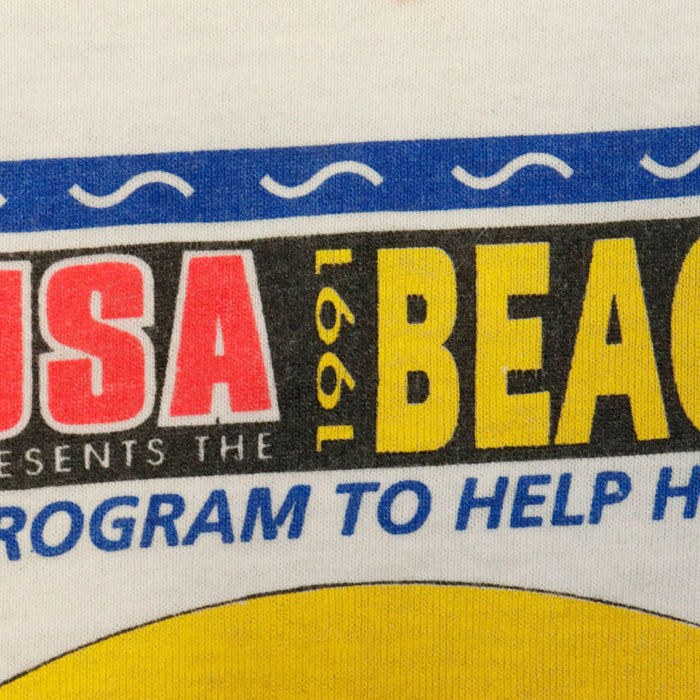 Vintage Beach Boys 1991 Screen Stars Tour Graphic T-Shirt Size L