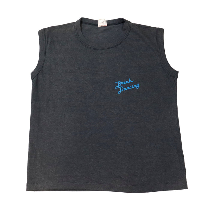 Vintage Break Dancing Graphic 80s Sleeveless T-Shirt Size S CO