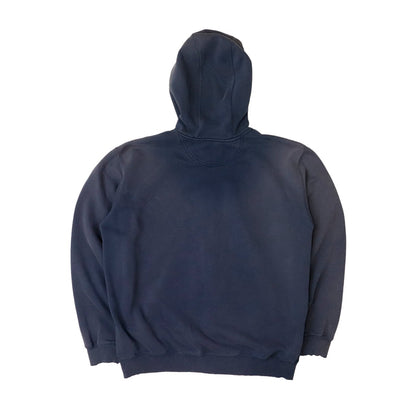 Vintage Carhartt Distressed Zip-Up Hoodie Size L