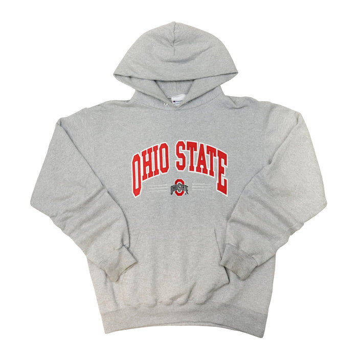 Vintage Champion Ohio State Grey Hoodie Size M Champion