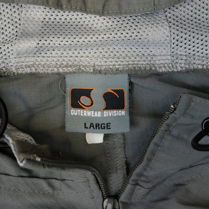 Vintage DVS Shoe Company Two-Tone Hooded Pullover Jacket Size L