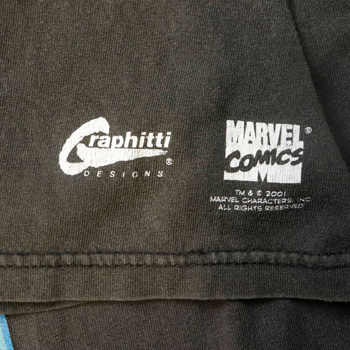 Vintage Graphitti 2001 Marvel Comics Graphic T-Shirt Size L
