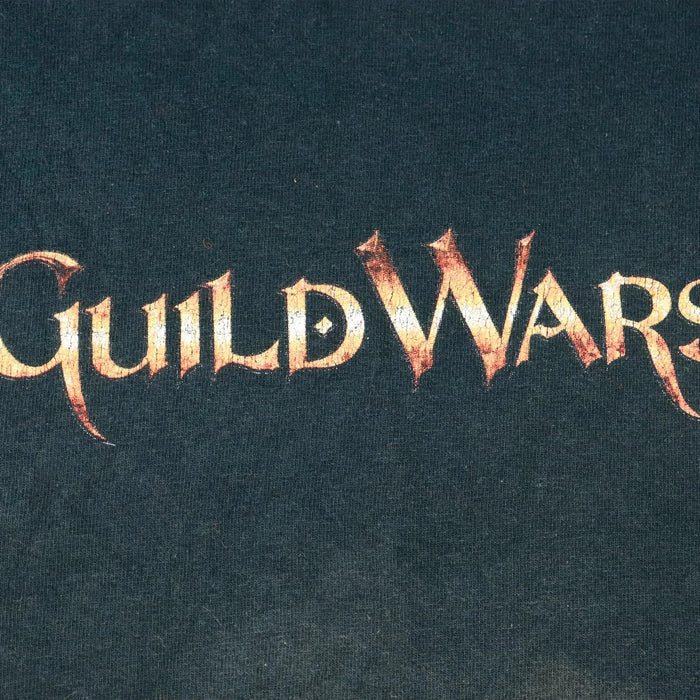Vintage Guild Wars video game Black T-Shirt Size XL Gildan
