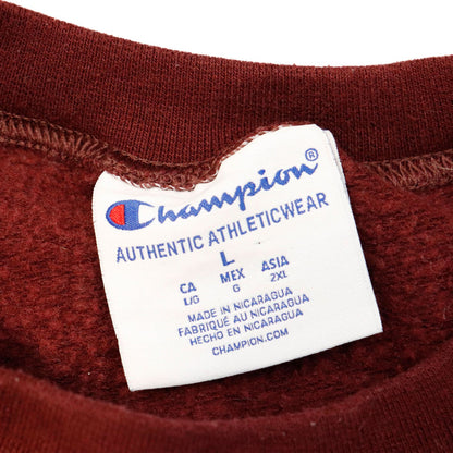 Vintage Harvard Champion Maroon Crewneck Sweatshirt Size N/A