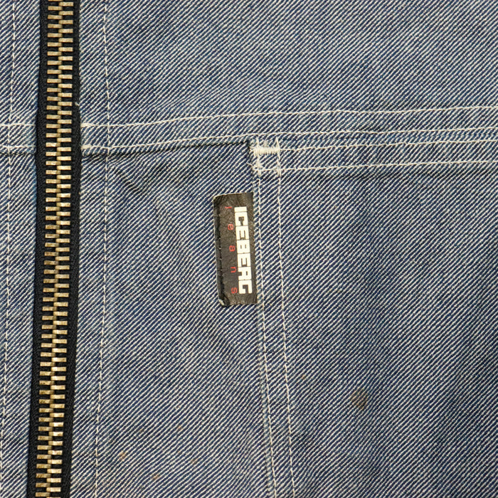 Vintage Iceberg Jeans Embroidered Logo Denim Jacket