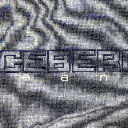 Vintage Iceberg Jeans Embroidered Logo Denim Jacket