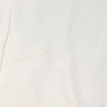 Vintage Jurassic Park Hebrew Logo Graphic T-Shirt Size Large Other