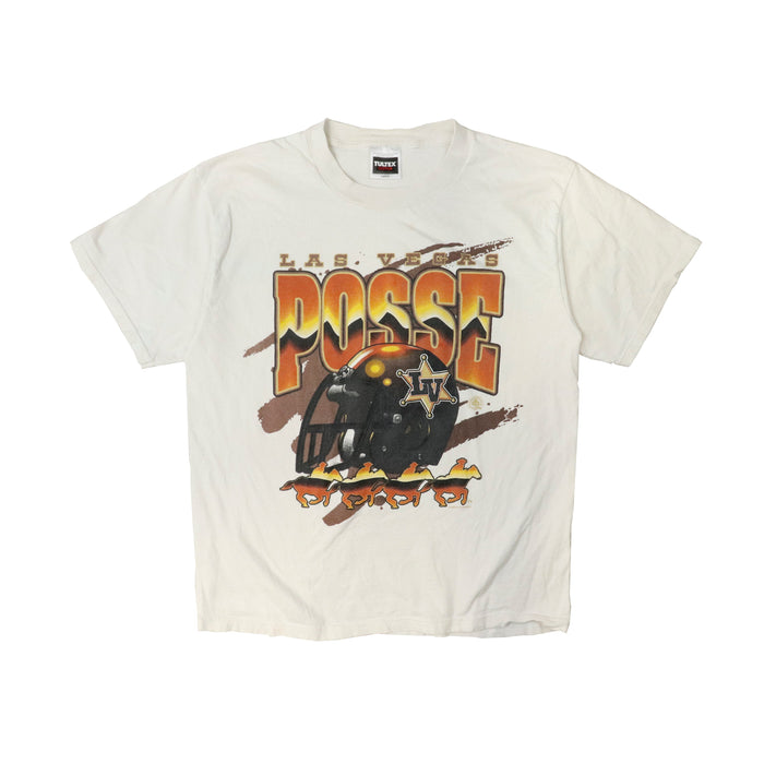 Vintage Las Vegas Posse CFL Football Graphic T-Shirt Size L