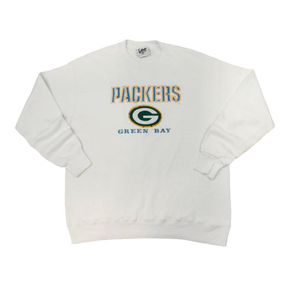 Vintage Lee Green Bay Packers White Crewneck Size L Lee