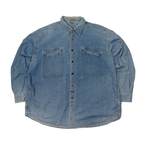 Vintage Marithe Francois Girbaud Denim Button Up Shirt Size L