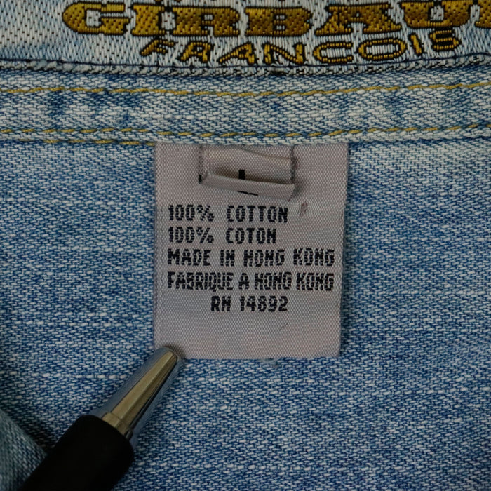 Vintage Marithe Francois Girbaud Denim Button Up Shirt Size L