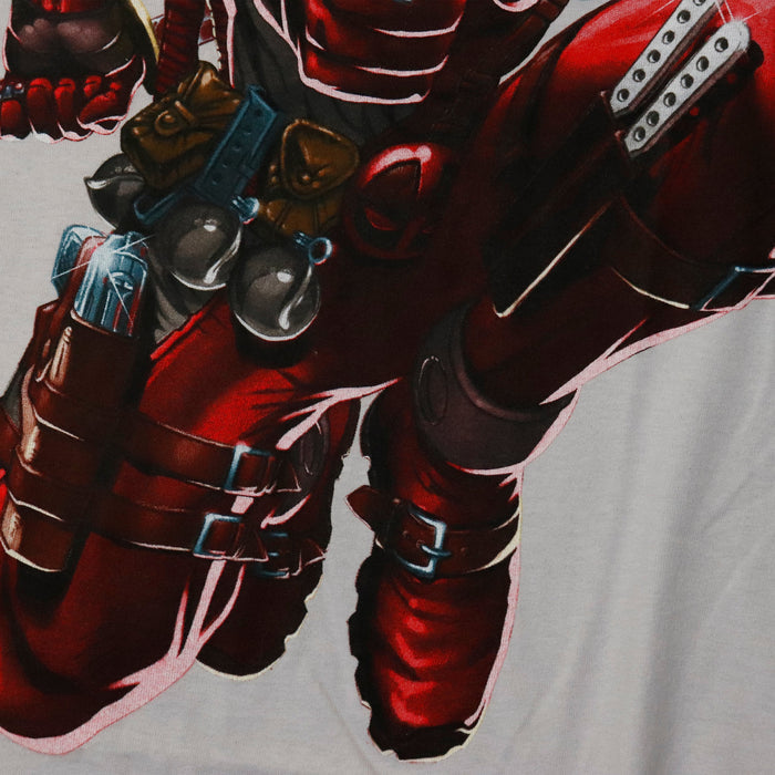 Vintage Marvel Mad Engine Deadpool Graphic T-Shirt Size Medium