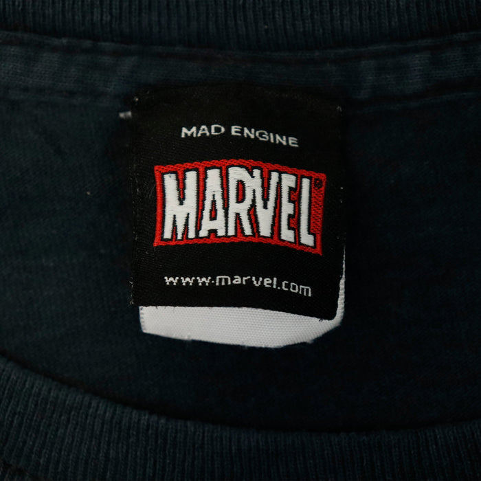 Vintage Marvel Mad Engine Superheroes Graphic T-Shirt Size XXL