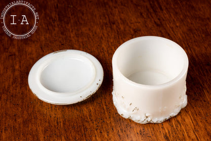 Vintage Milk Glass Sugar Bowl