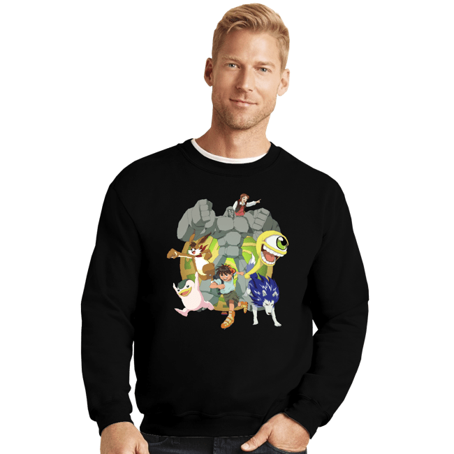 Crewneck Sweater, Unisex / Small / Black
