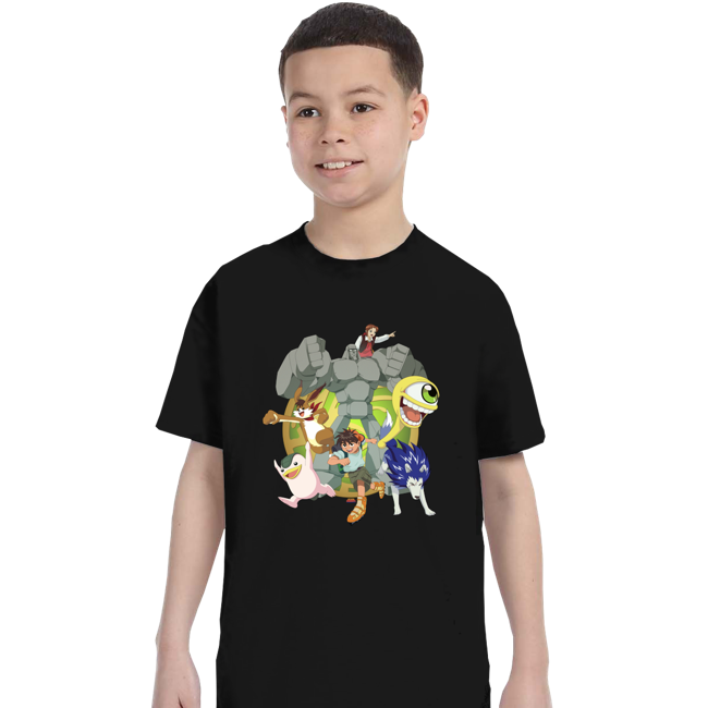 Daily_Deal_Shirts T-Shirts, Youth / XS / Black Vintage Monster Rancher