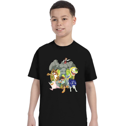 Daily_Deal_Shirts T-Shirts, Youth / XS / Black Vintage Monster Rancher