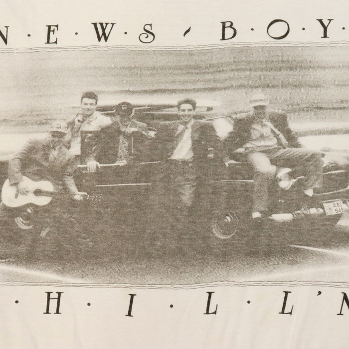 Vintage Newsboys Graphic 90s T-Shirt Size XL Band Rock