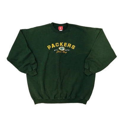 Vintage NFL Packers Green Crewneck Size XL NFL