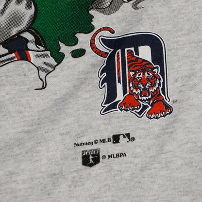 Vintage Nutmeg Cecil Fielder Detroit Tigers Baseball Graphic T-Shirt Size XL