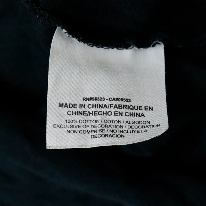 Vintage Nike Off White Tie/Eagle Black T-Shirt Size L Nike