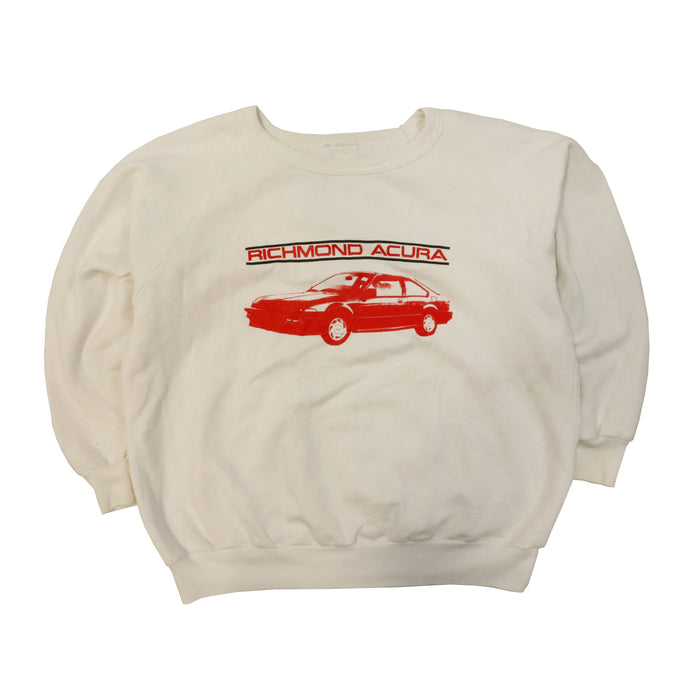 Vintage Richmond Acura Car Graphic Crewneck Sweatshirt Size N/A
