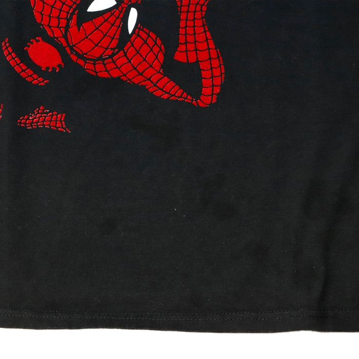 Vintage Spider-Man Graphic Black Delta T-shirt Size N/A