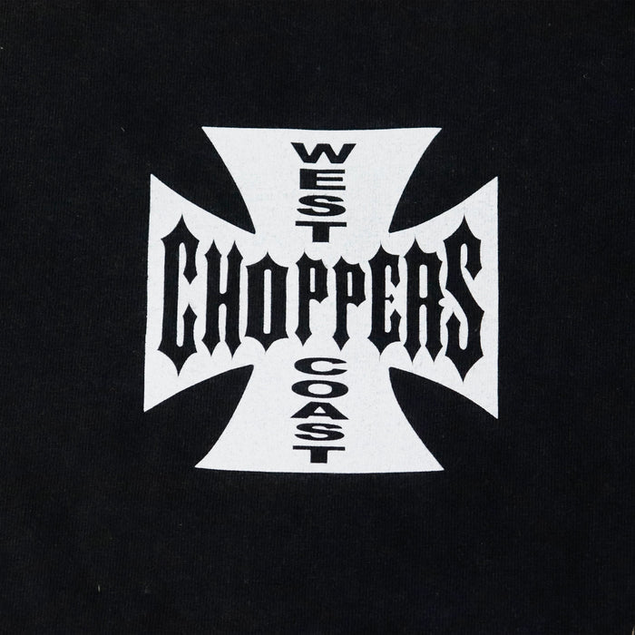 Vintage West Coast Choppers Cross Logo Black T-Shirt Size L