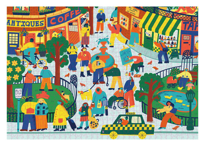 Waiting For the Bus | 1,000 Piece Jigsaw Puzzle
