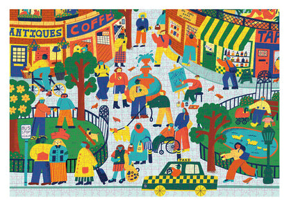 Waiting For the Bus | 1,000 Piece Jigsaw Puzzle