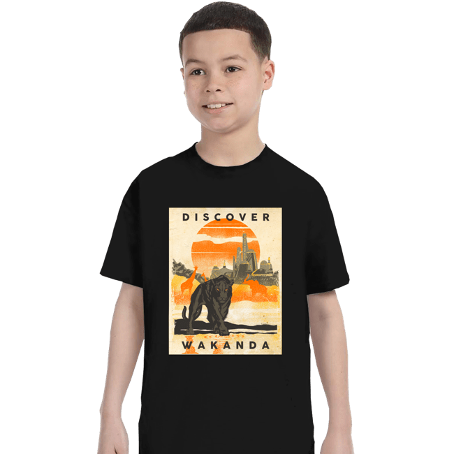 Secret_Shirts T-Shirts, Youth / XS / Black Wakanda Vacation