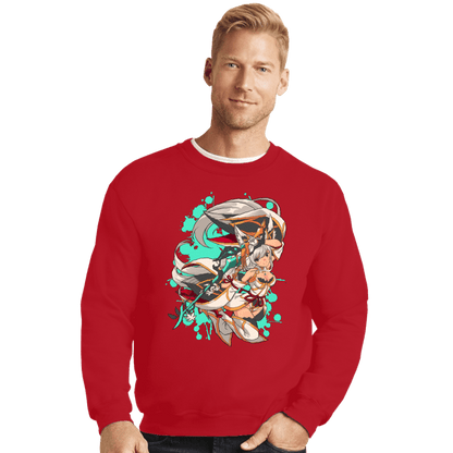 Crewneck Sweater, Unisex / Small / Red