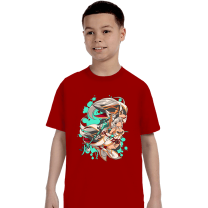 Daily_Deal_Shirts T-Shirts, Youth / XS / Red Water Blade