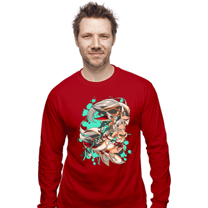 Long Sleeve Shirts, Unisex / Small / Red