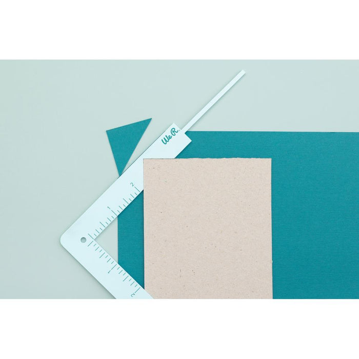 We R Memory - Book Cover Guide - Mint. Perfect book board placement, consistent gaps, trim corners at the proper angle, easily round corners and mark spot for elastic closure. It also includes a scan code for detailed instructions. Available at Embellish Away located in Bowmanville Ontario Canada.