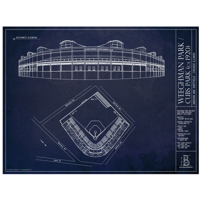 Weeghman Park 1920 (Old Wrigley)
