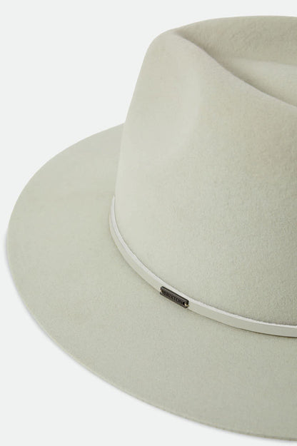 Unisex Wesley Fedora in the color Seafoam - Additional Laydown image