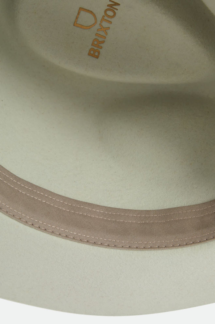 Unisex Wesley Fedora in the color Seafoam - Additional Laydown image