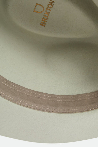 Unisex Wesley Fedora in the color Seafoam - Additional Laydown image