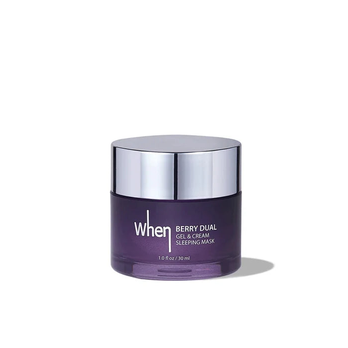 WHEN - Berry Dual Gel and Cream sleeping mask [New Look]