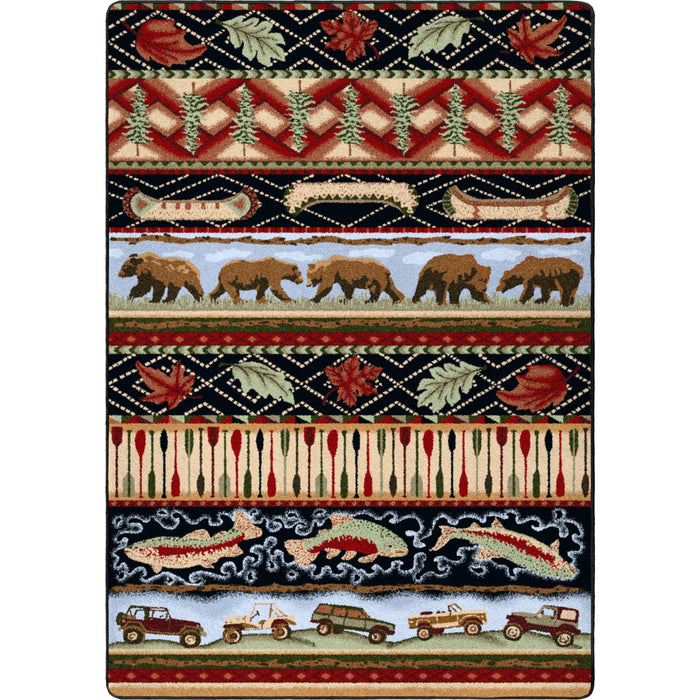 Image of an area rug, Wilderness Trek - Multi