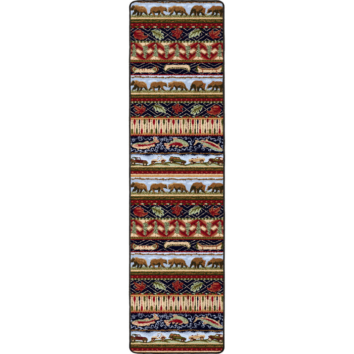 Image of an area rug, Wilderness Trek - Multi