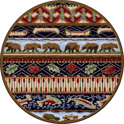 Image of an area rug, Wilderness Trek - Multi