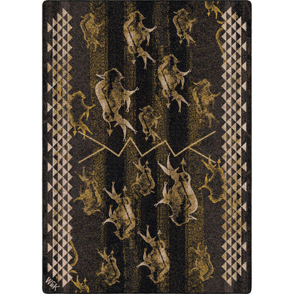 Image of an area rug, Will K Buffalo Rising - True Earth
